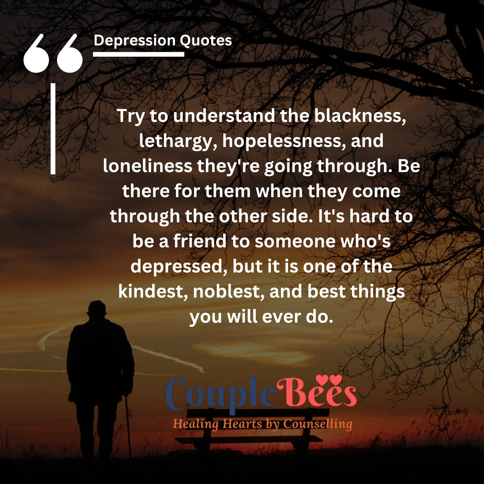 depression quotes, english text, mobile, wallpaper, image, dark background with image