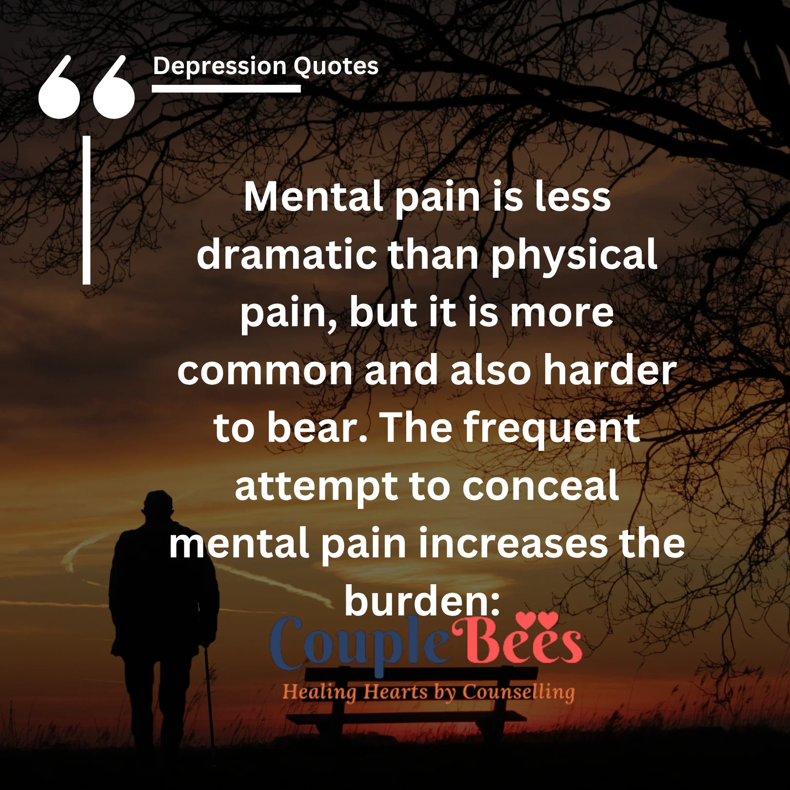 depression quotes, english text, mobile, wallpaper, image, dark background with image