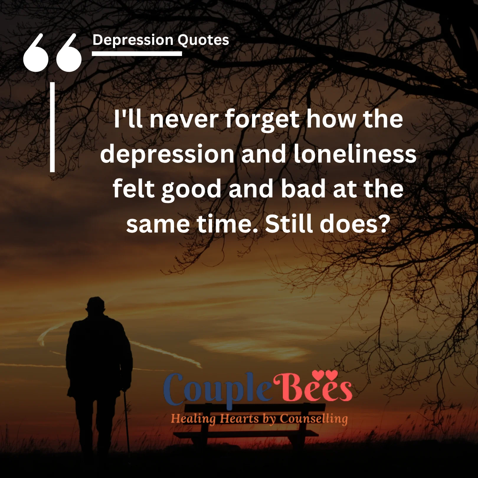 depression quotes, english text, mobile, wallpaper, image, dark background with image