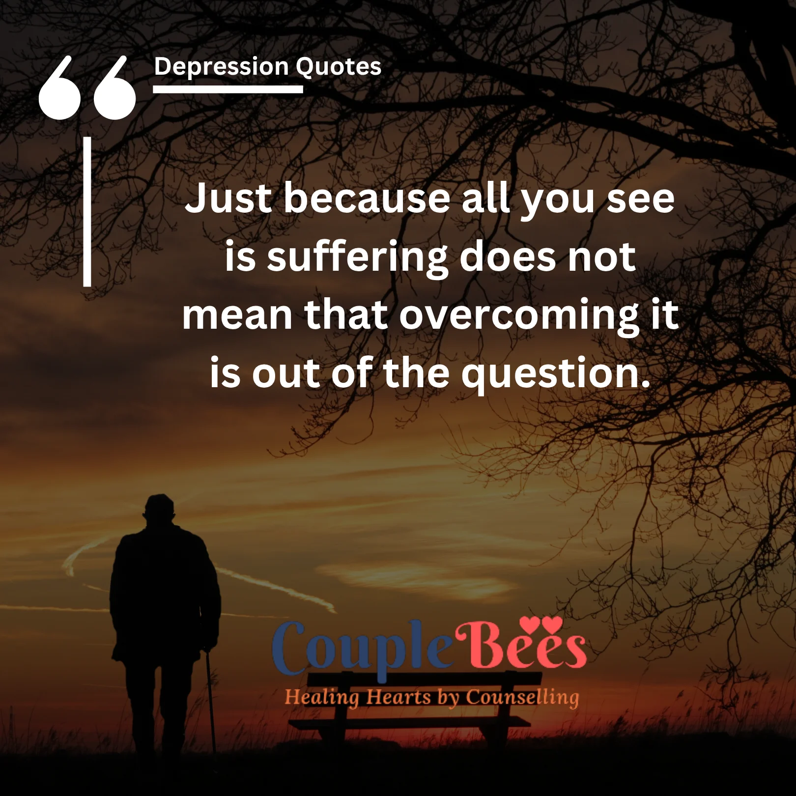 depression quotes, english text, mobile, wallpaper, image, dark background with image
