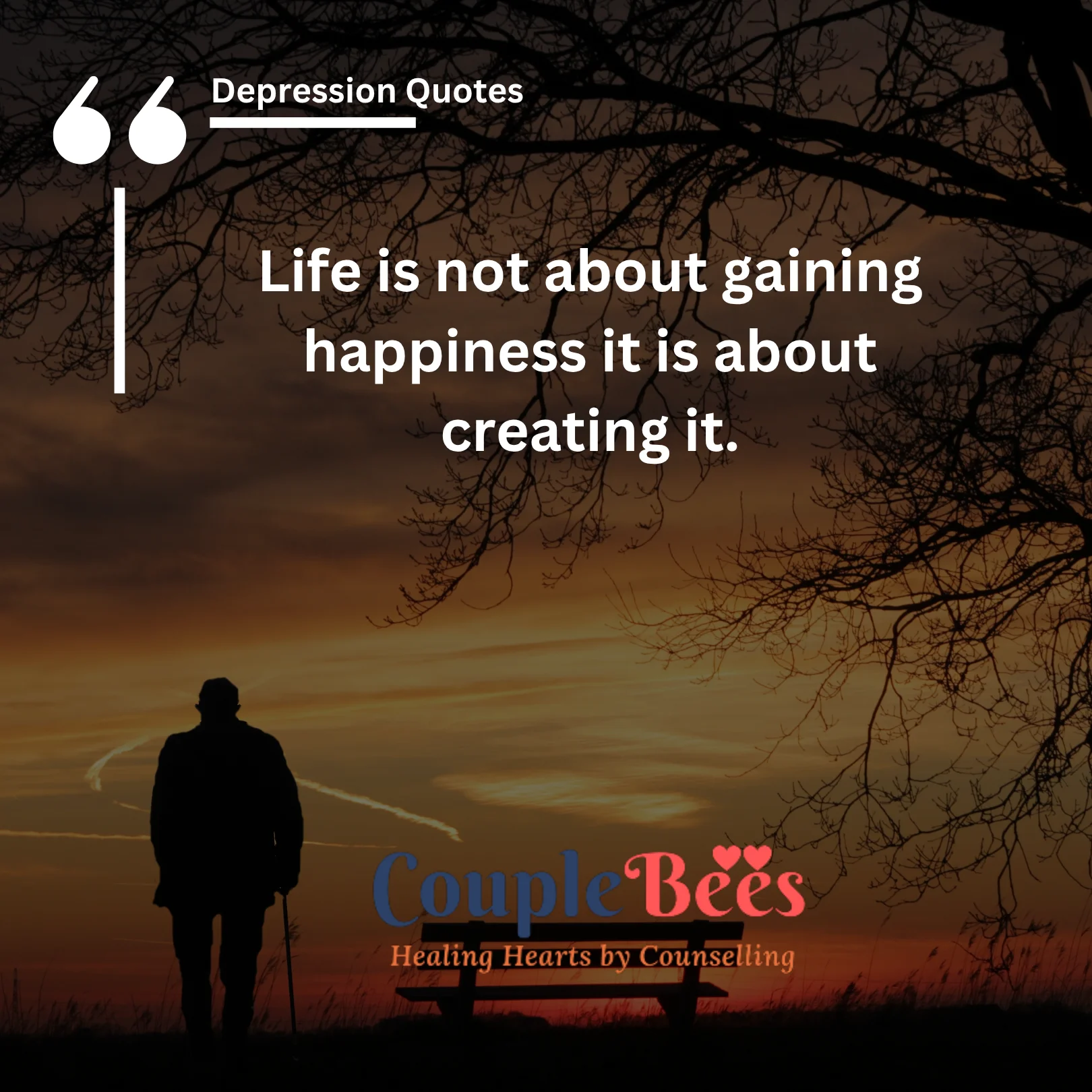 depression quotes, english text, mobile, wallpaper, image, dark background with image