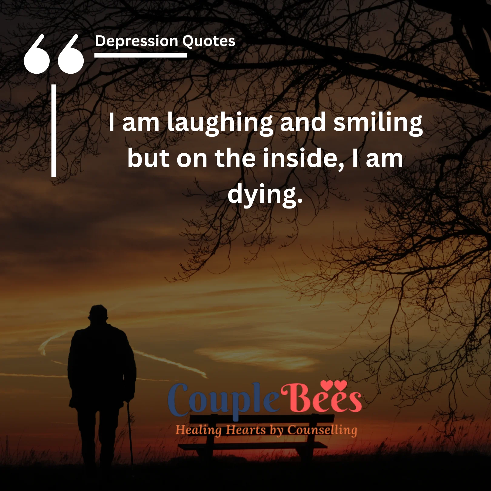 depression quotes, english text, mobile, wallpaper, image, dark background with image