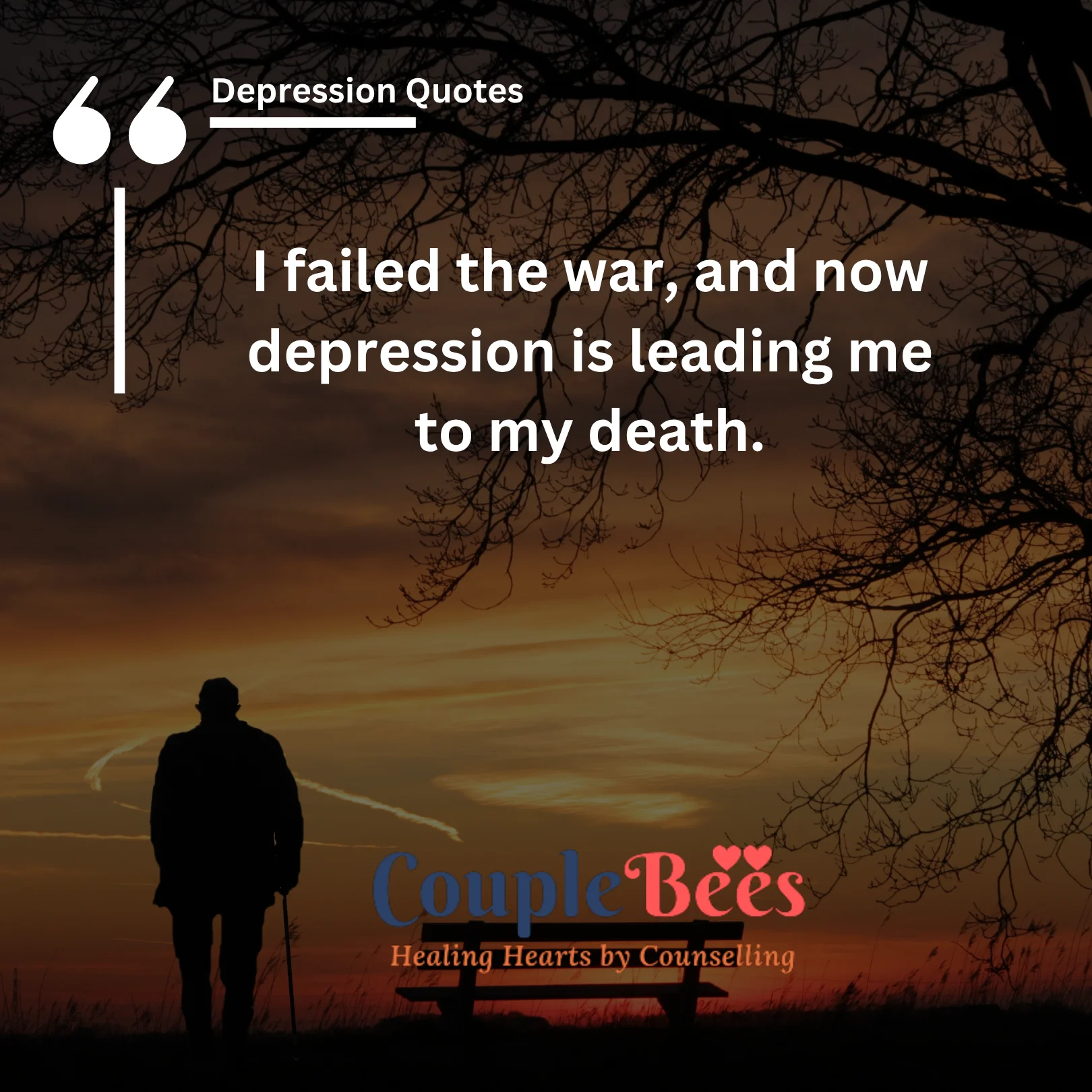 depression quotes, english text, mobile, wallpaper, image, dark background with image