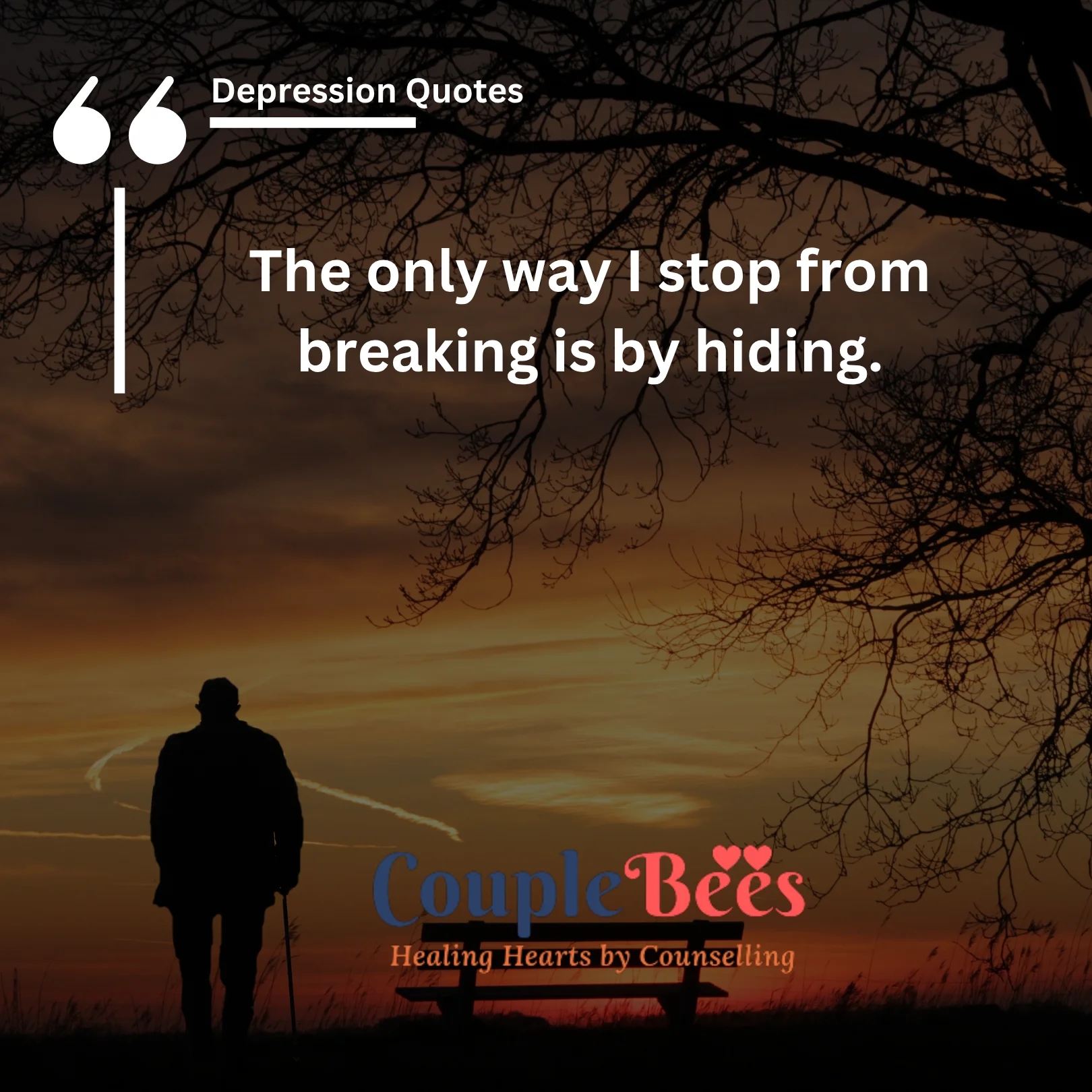 depression quotes, english text, mobile, wallpaper, image, dark background with image