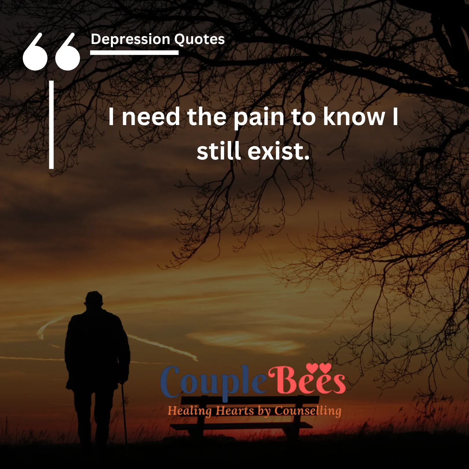 depression quotes, english text, mobile, wallpaper, image, dark background with image