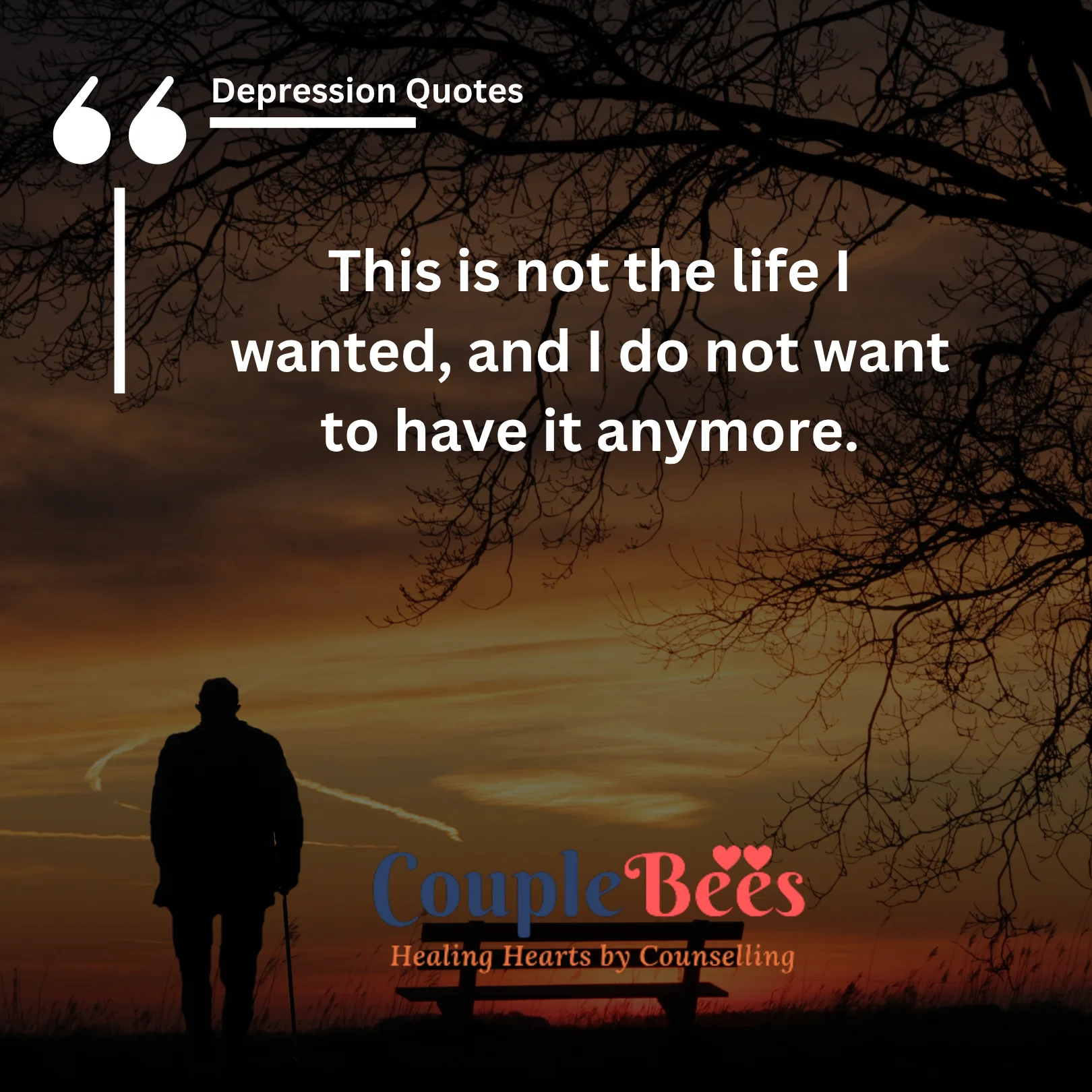 depression quotes, english text, mobile, wallpaper, image, dark background with image