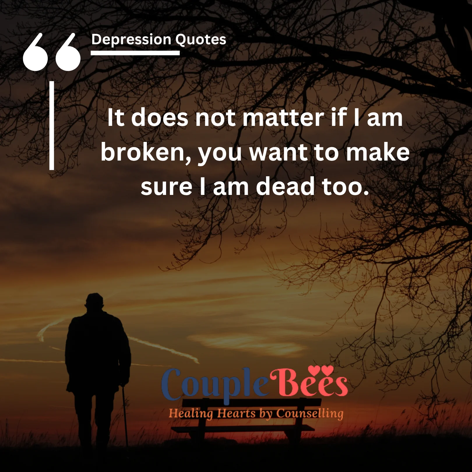 depression quotes, english text, mobile, wallpaper, image, dark background with image
