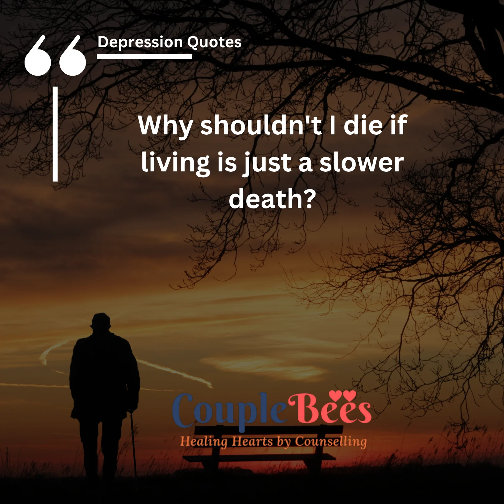 depression quotes, english text, mobile, wallpaper, image, dark background with image