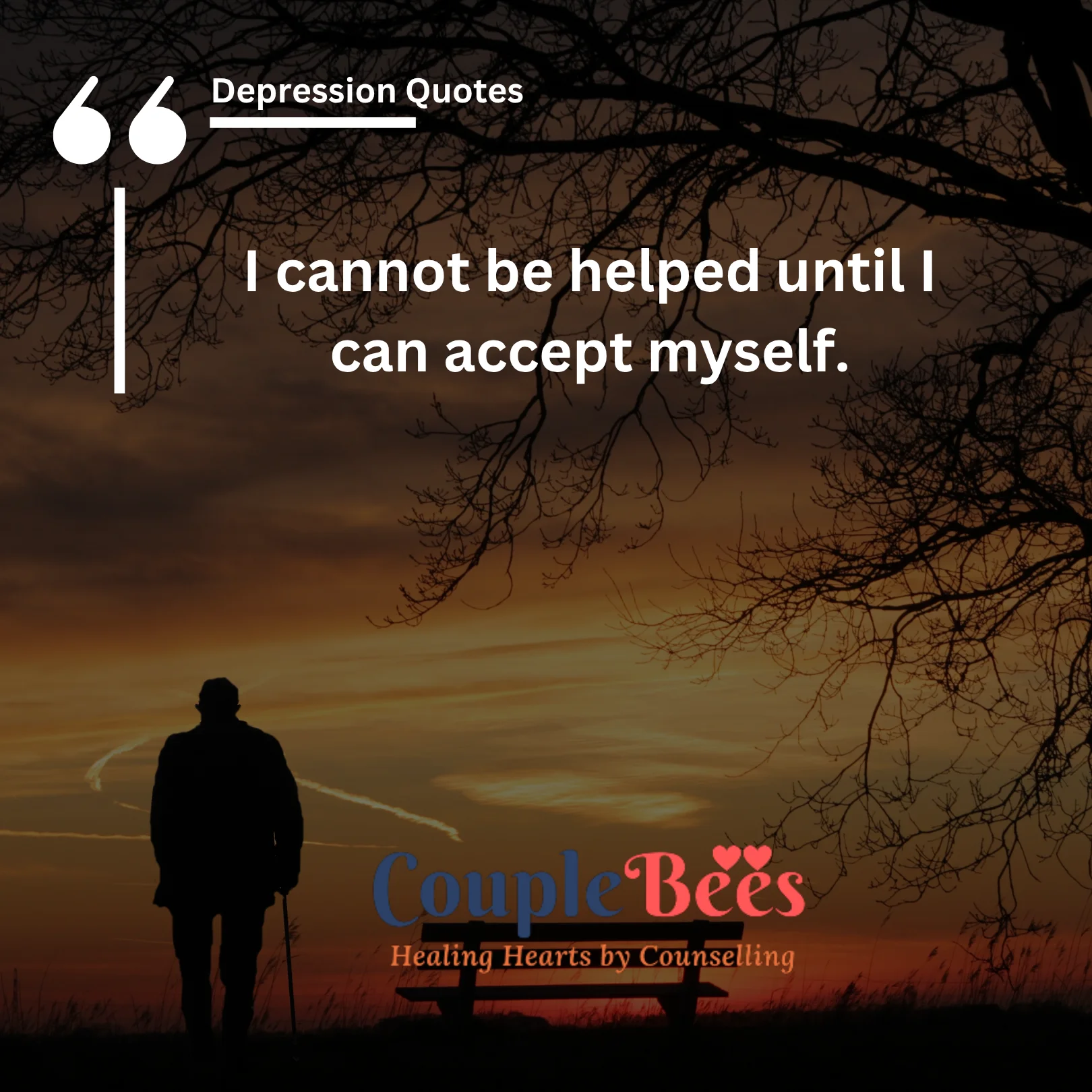 depression quotes, english text, mobile, wallpaper, image, dark background with image