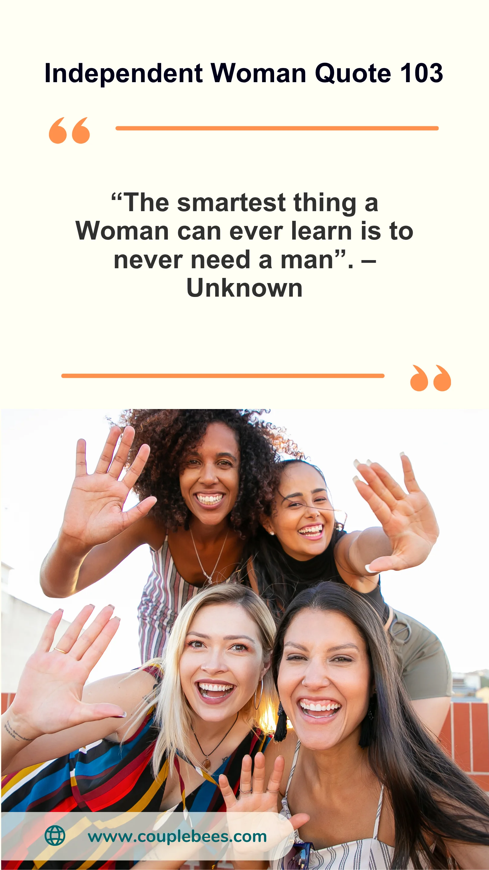 Independent Women Quote | HopeQure