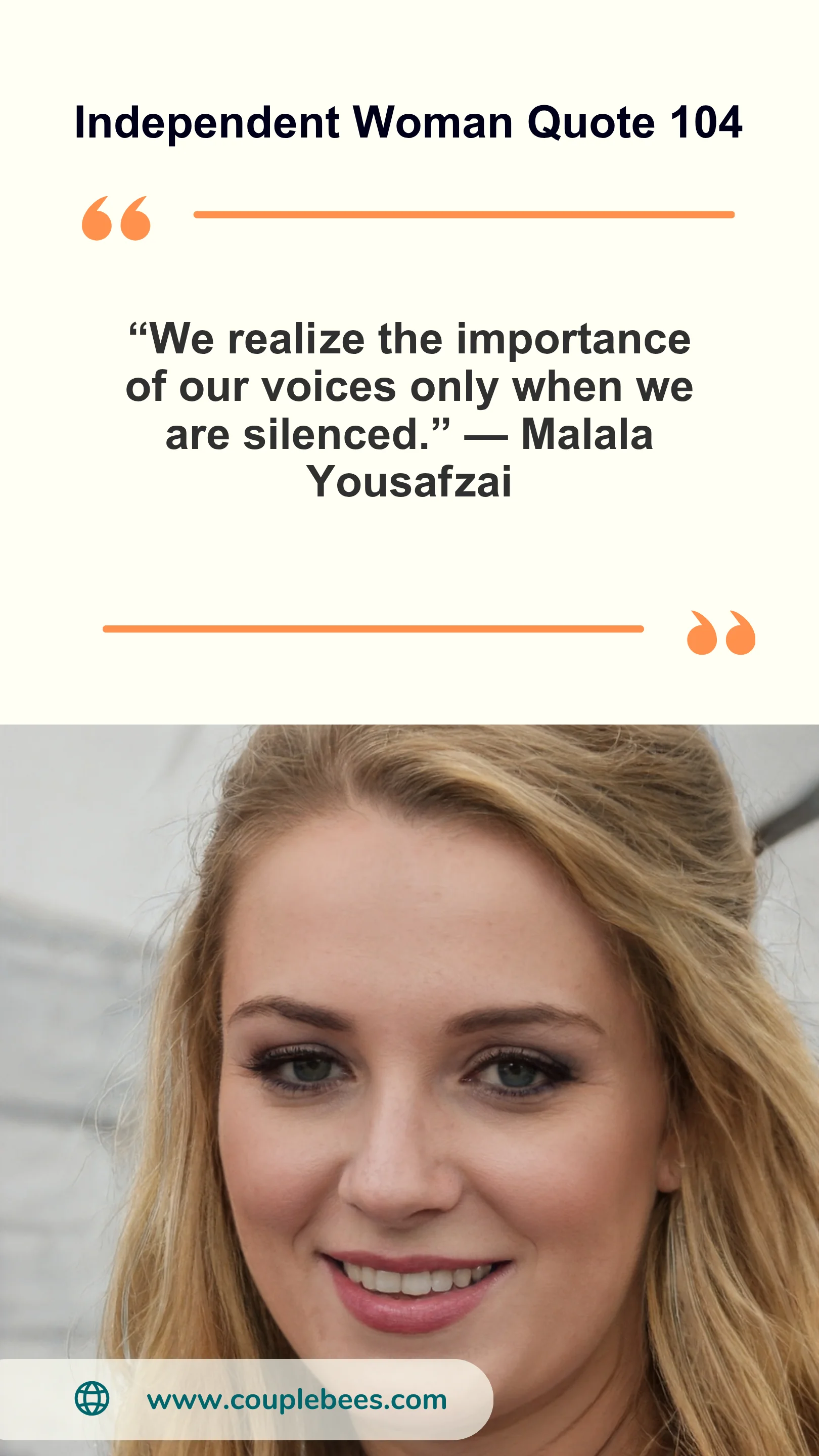 Independent Women Quote | HopeQure