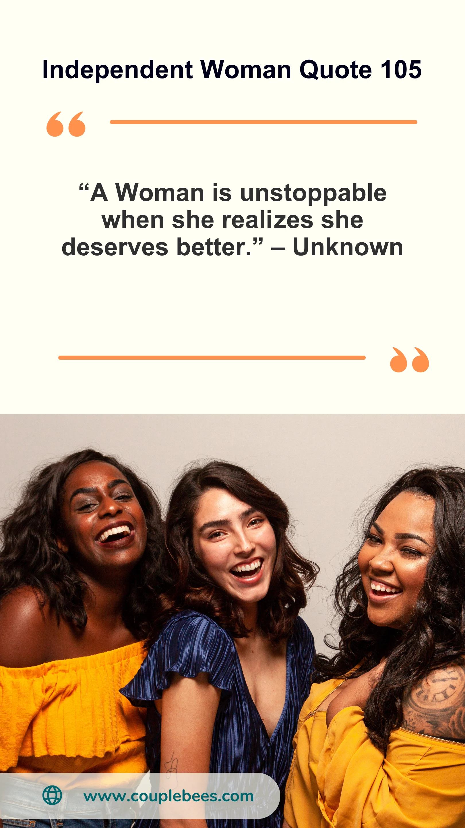 Independent Women Quote | HopeQure