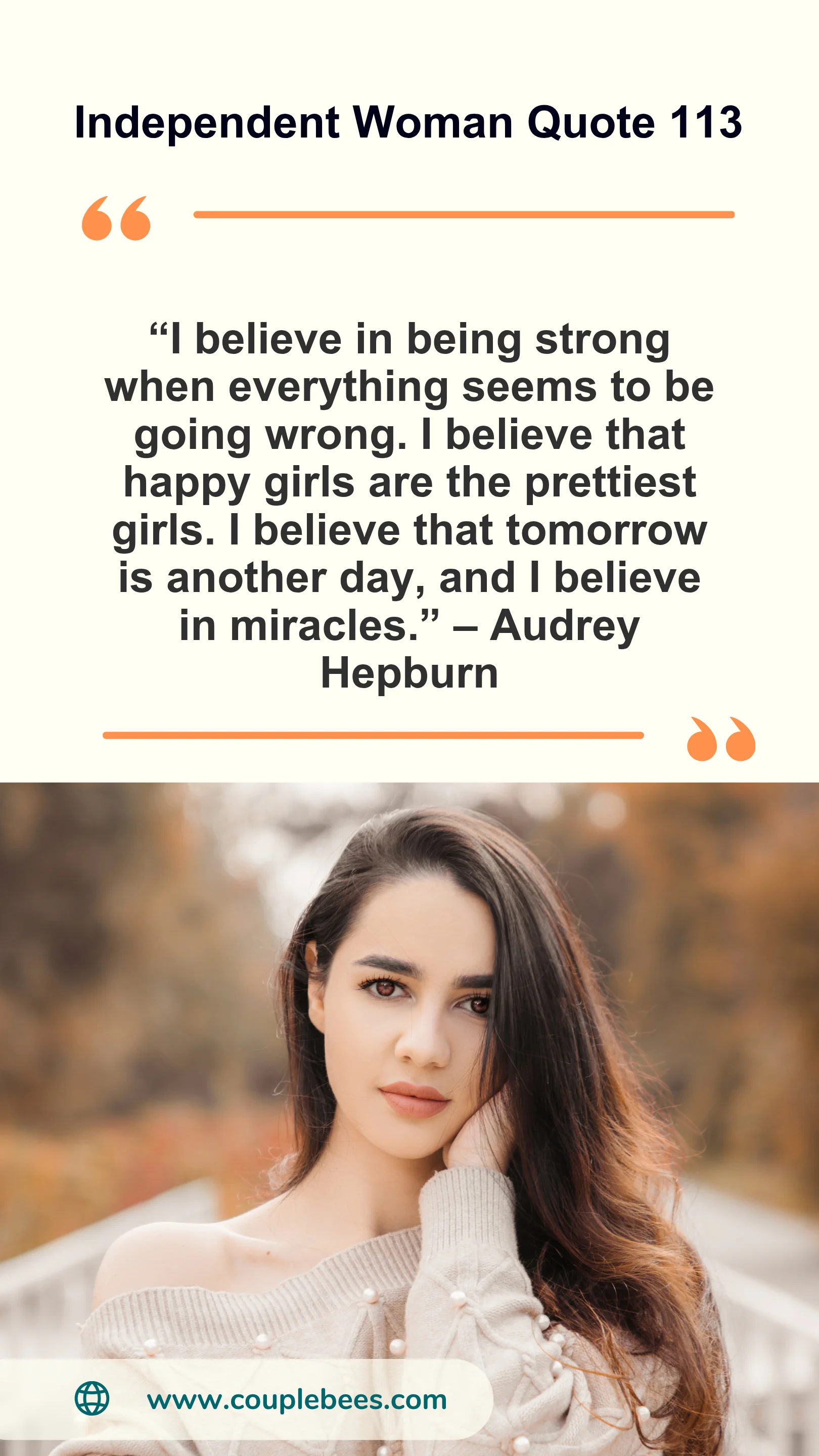 Independent Women Quote | HopeQure
