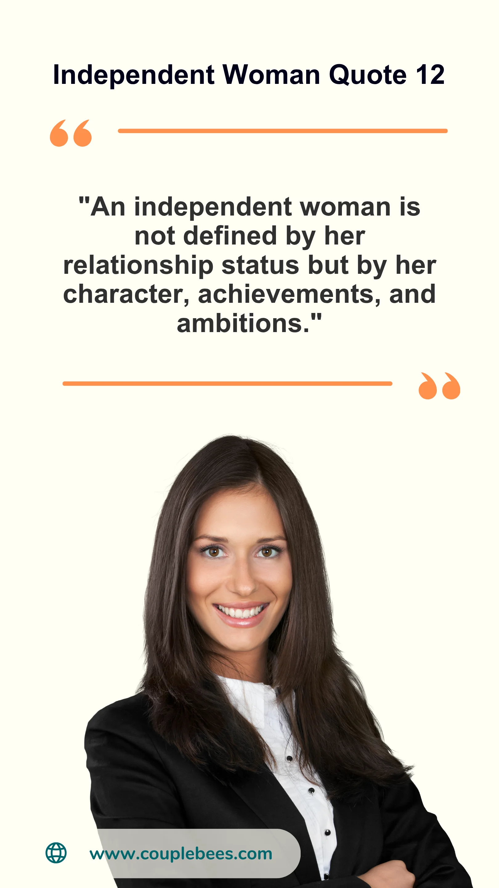 Independent Women Quote | HopeQure