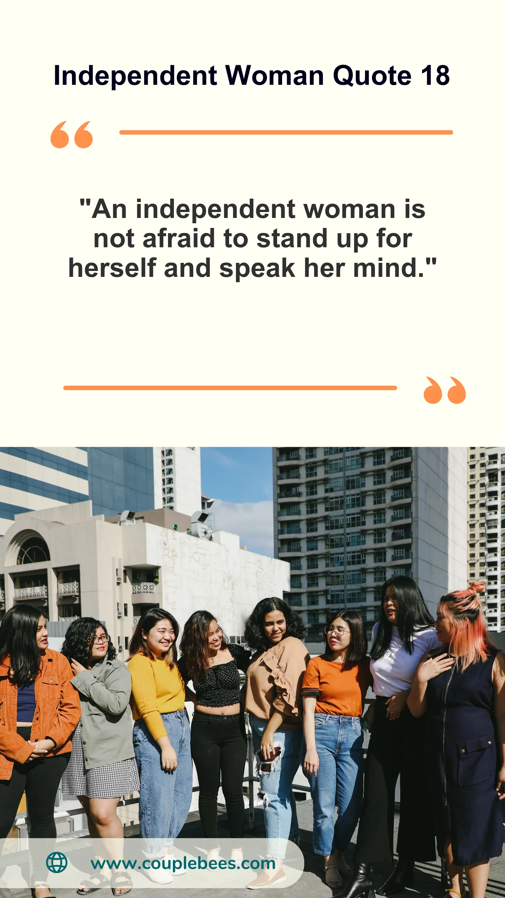 Independent Women Quote | HopeQure
