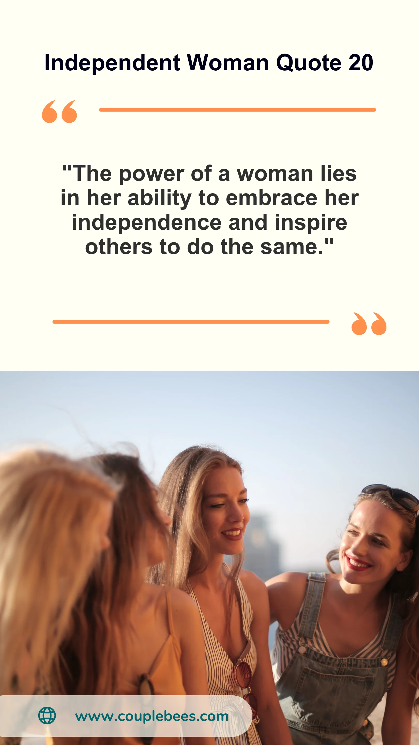Independent Women Quote | HopeQure