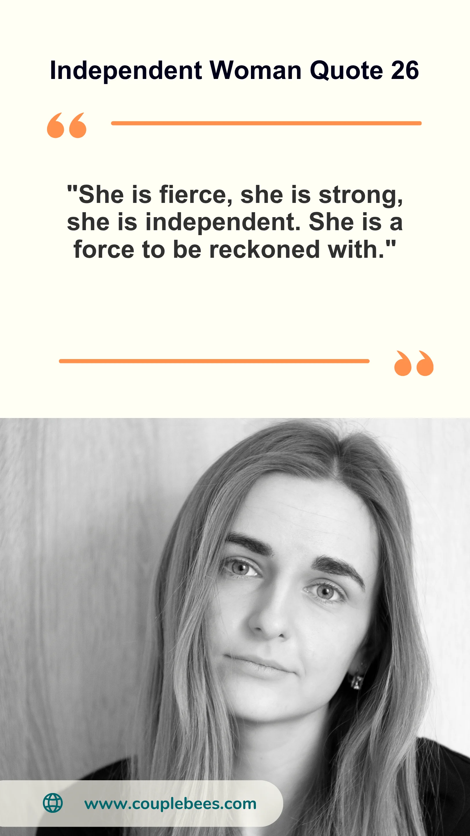 Independent Women Quote | HopeQure