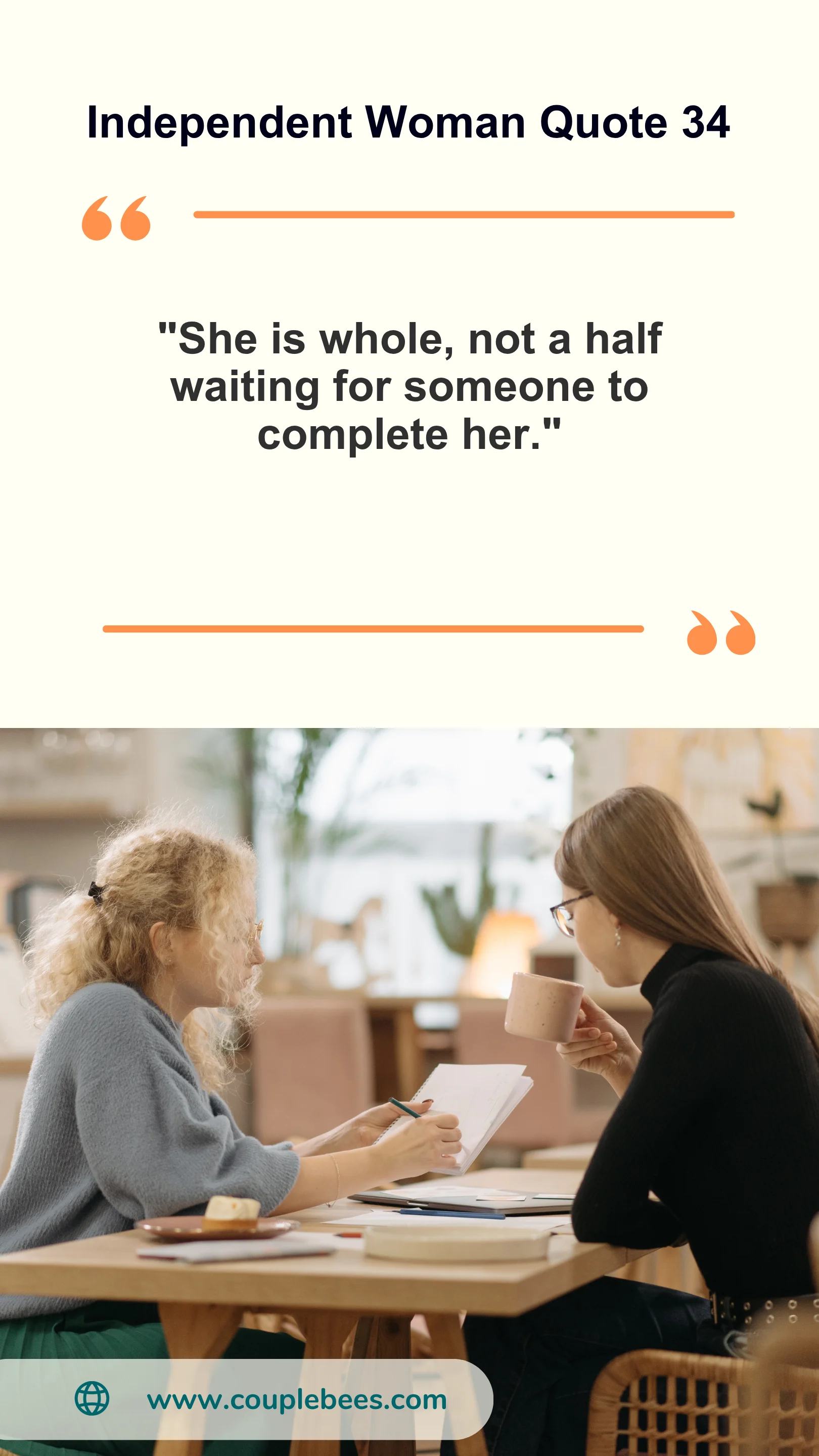 Independent Women Quote | HopeQure