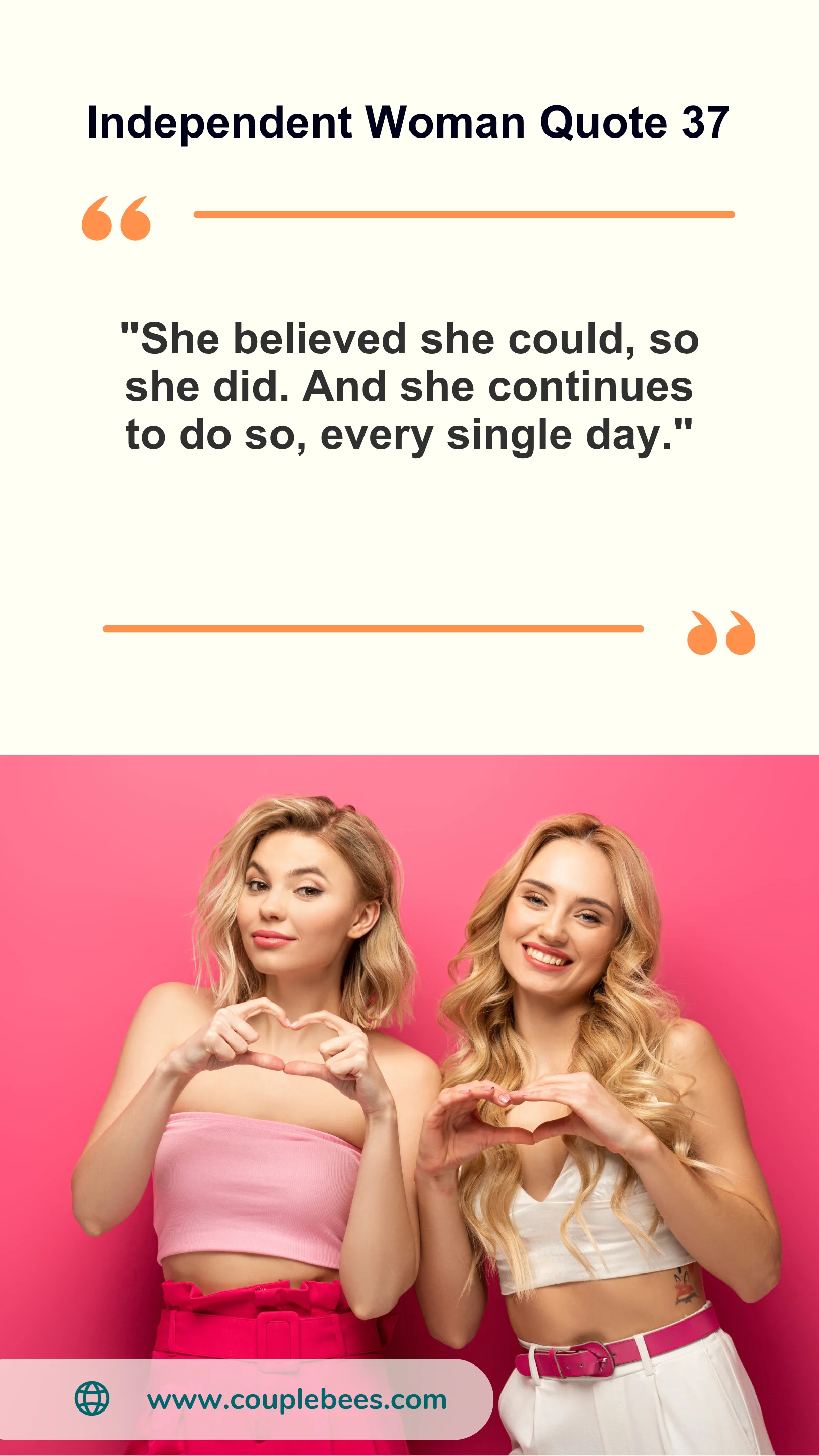 Independent Women Quote | HopeQure