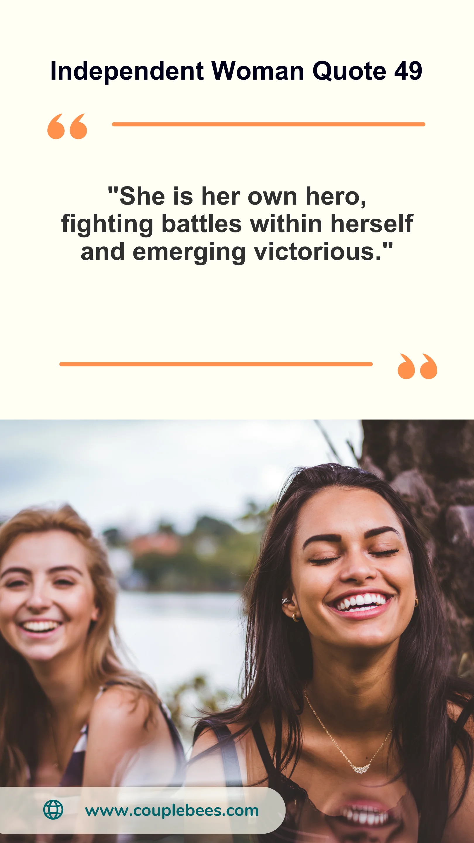 Independent Women Quote | HopeQure