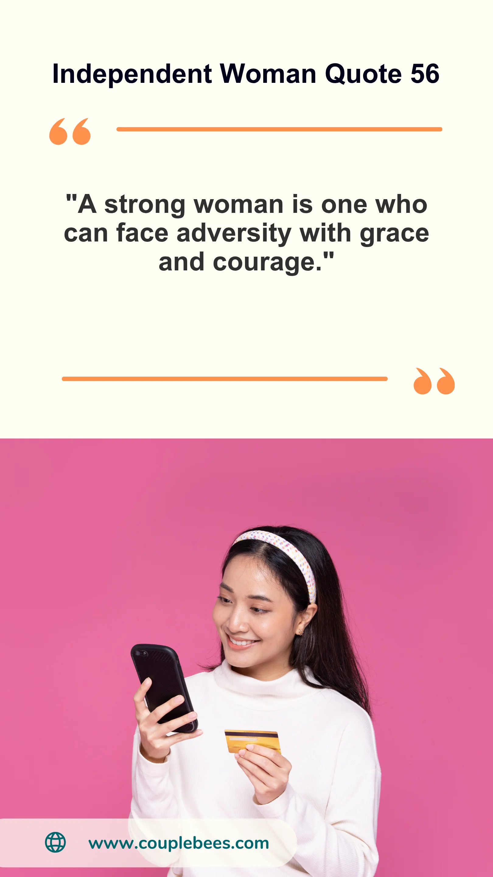 Independent Women Quote | HopeQure