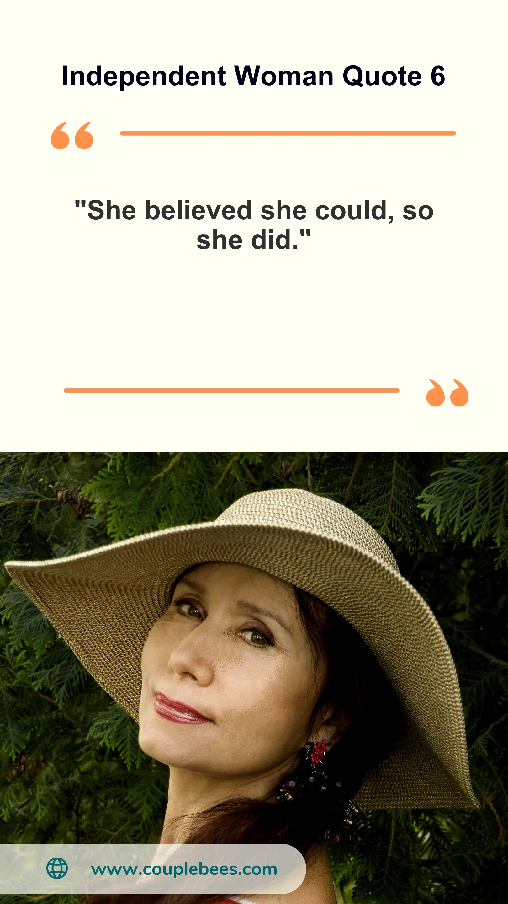 Independent Women Quote | HopeQure