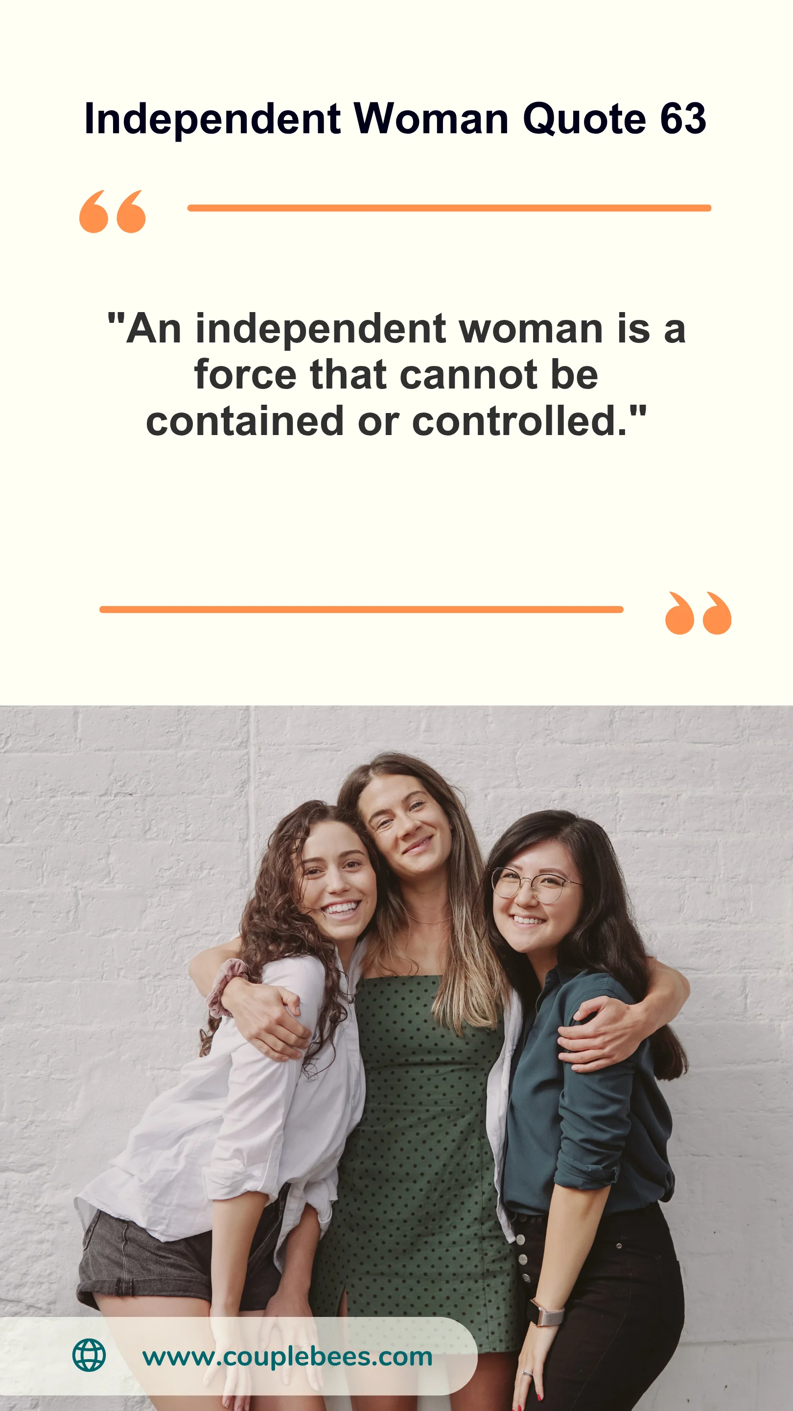 Independent Women Quote | HopeQure