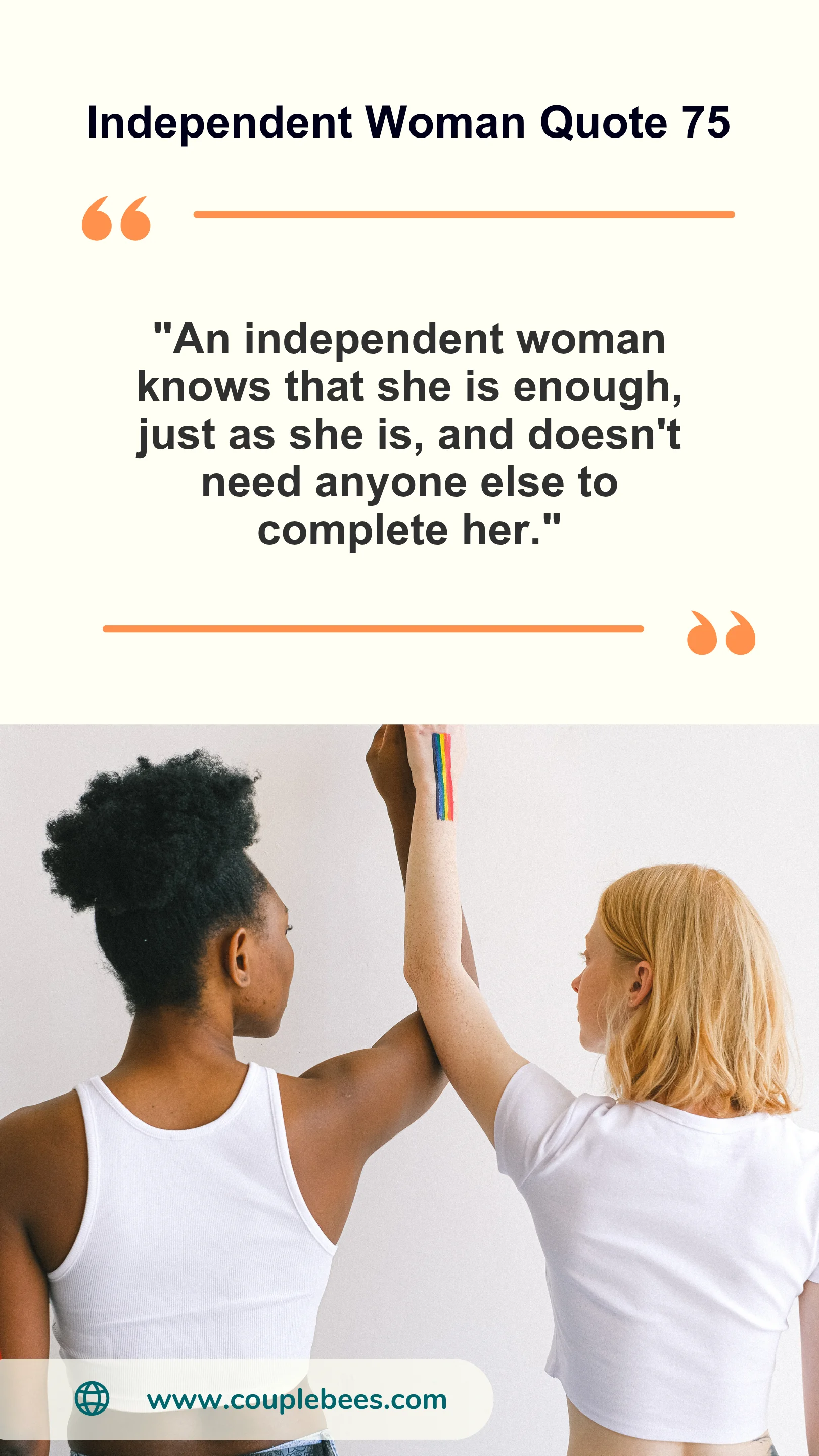 Independent Women Quote | HopeQure