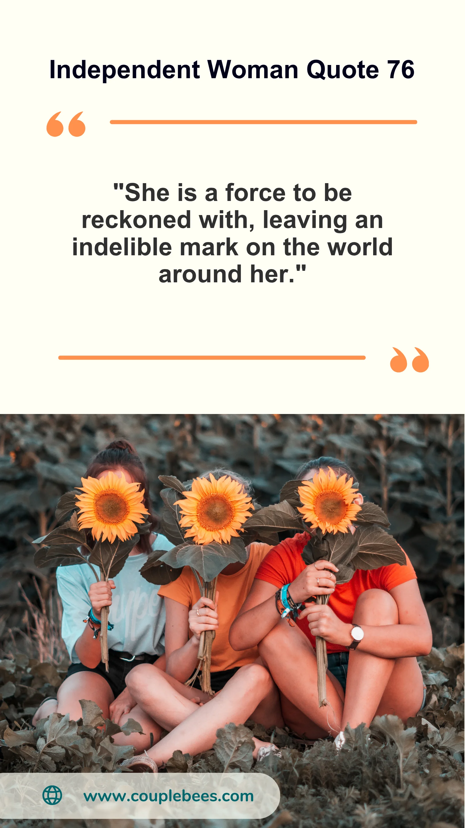 Independent Women Quote | HopeQure