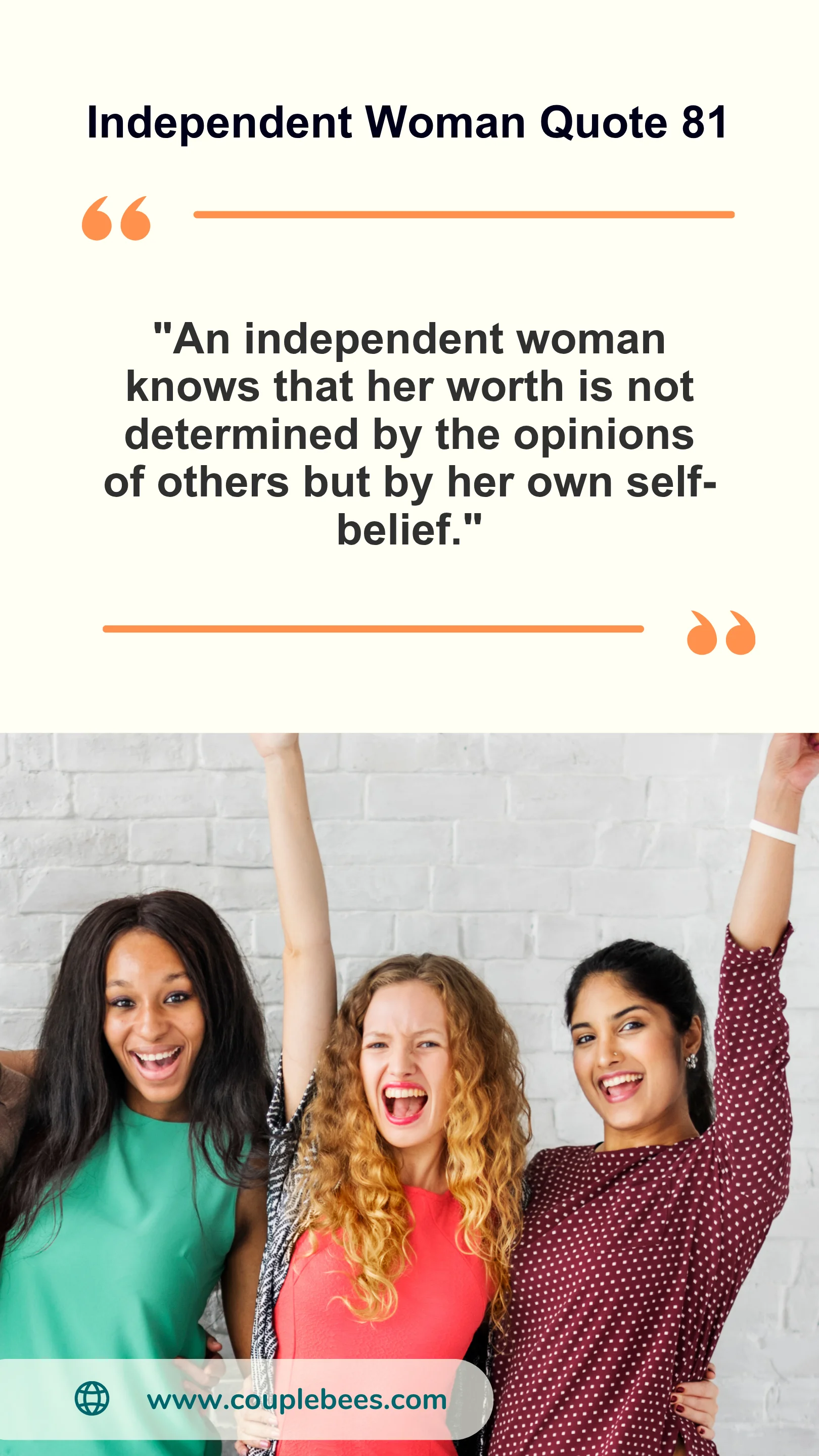Independent Women Quote | HopeQure