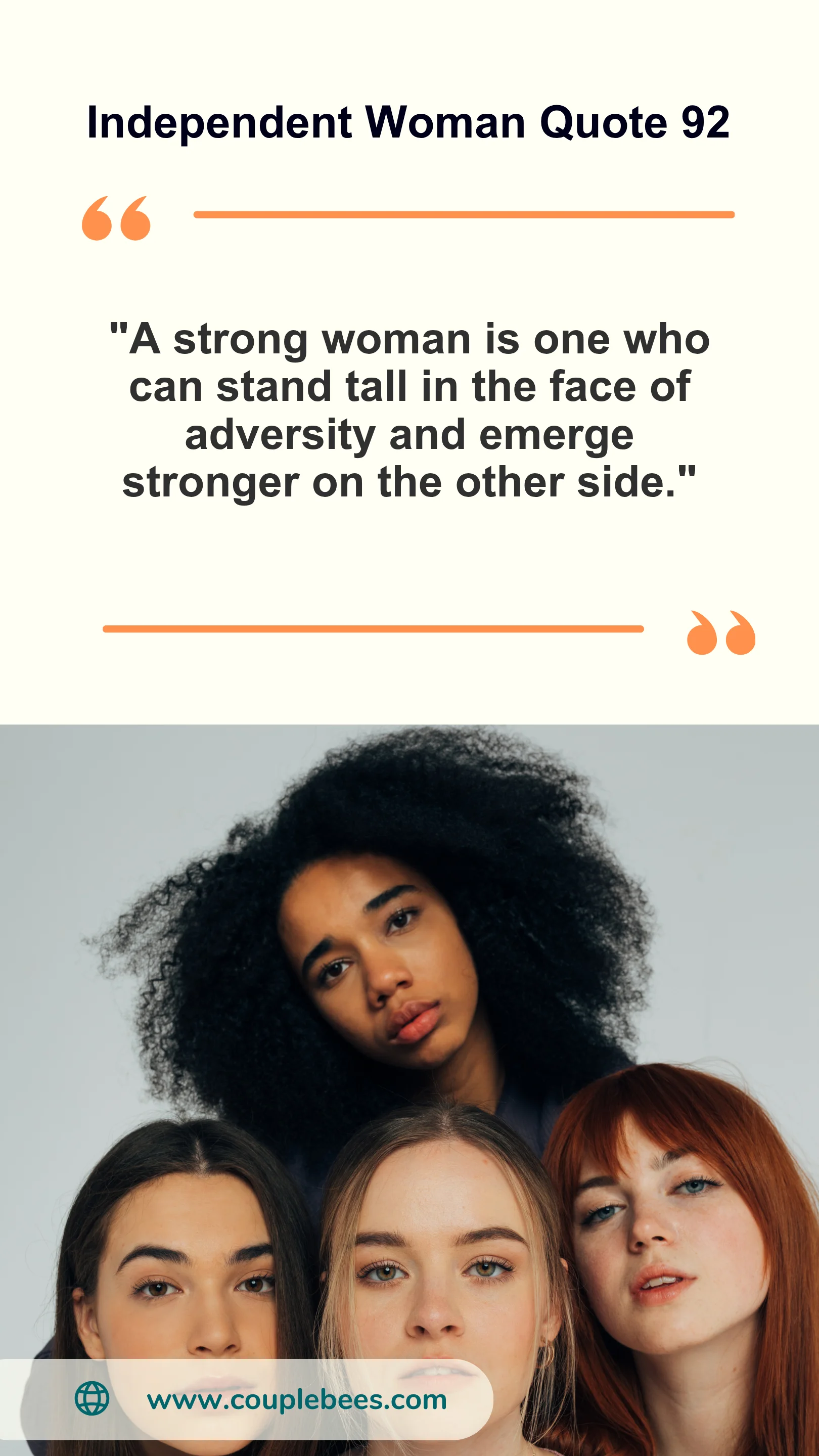 Independent Women Quote | HopeQure