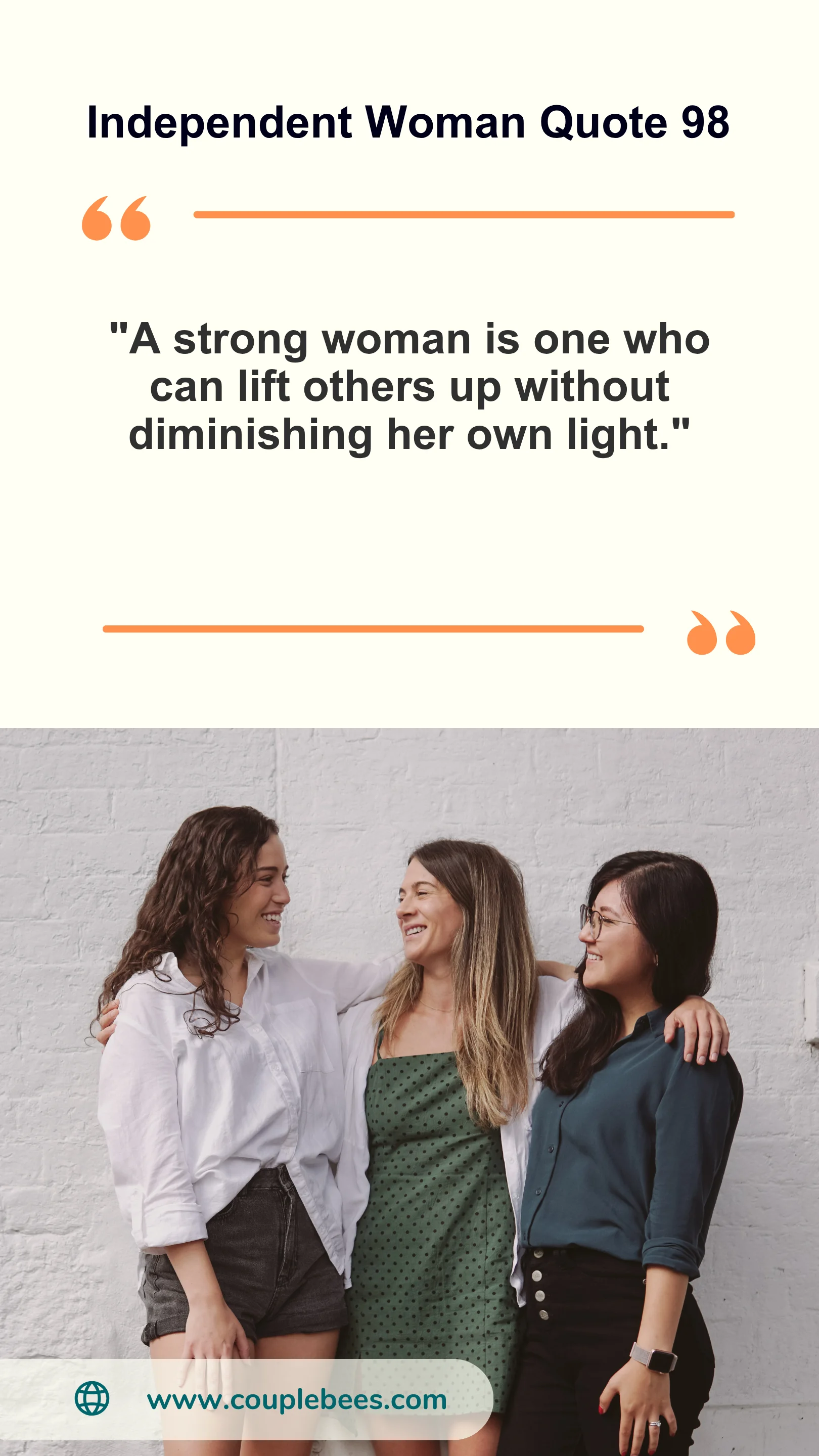 Independent Women Quote | HopeQure